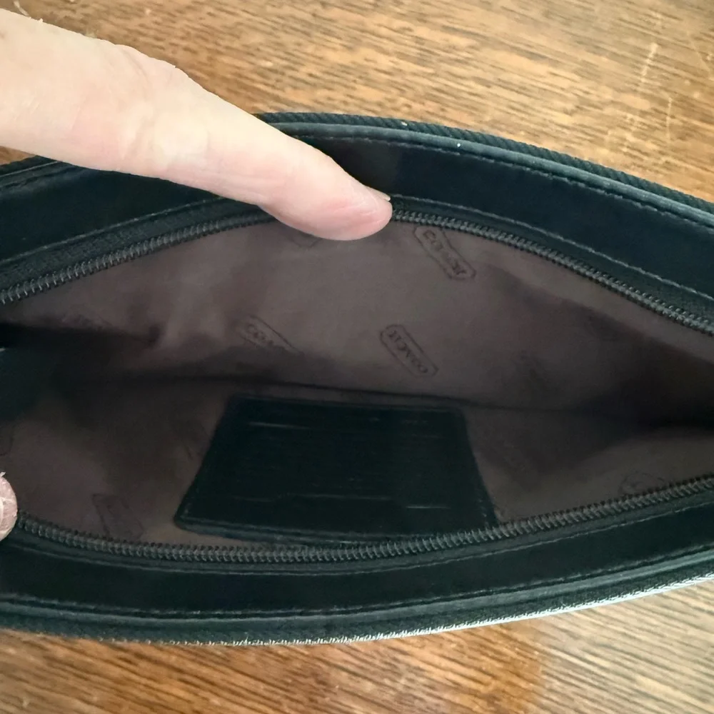 Coach clutch bag - black